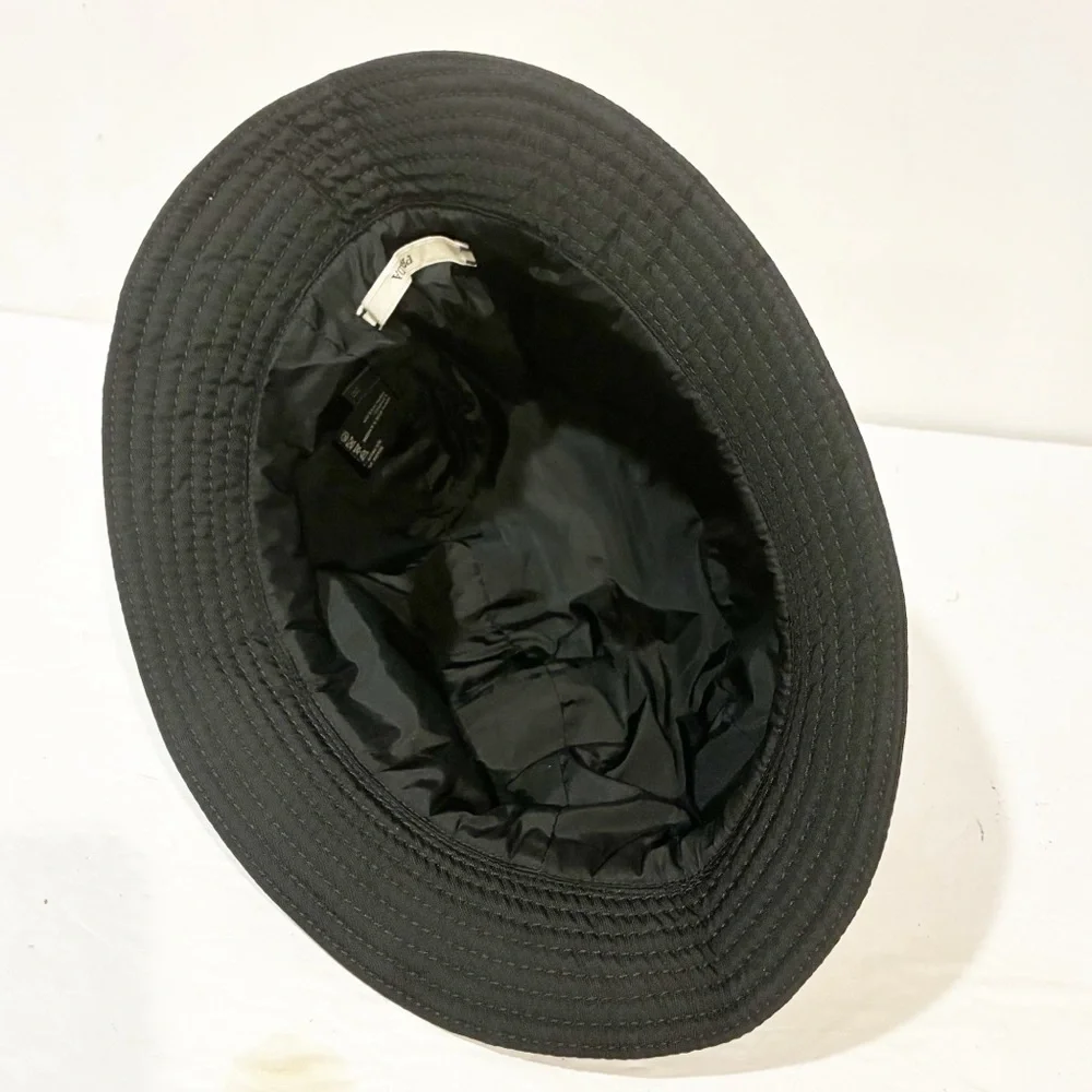 Prada Size Medium Black Quilted Bucket‎ Brimmed Hat Nylon